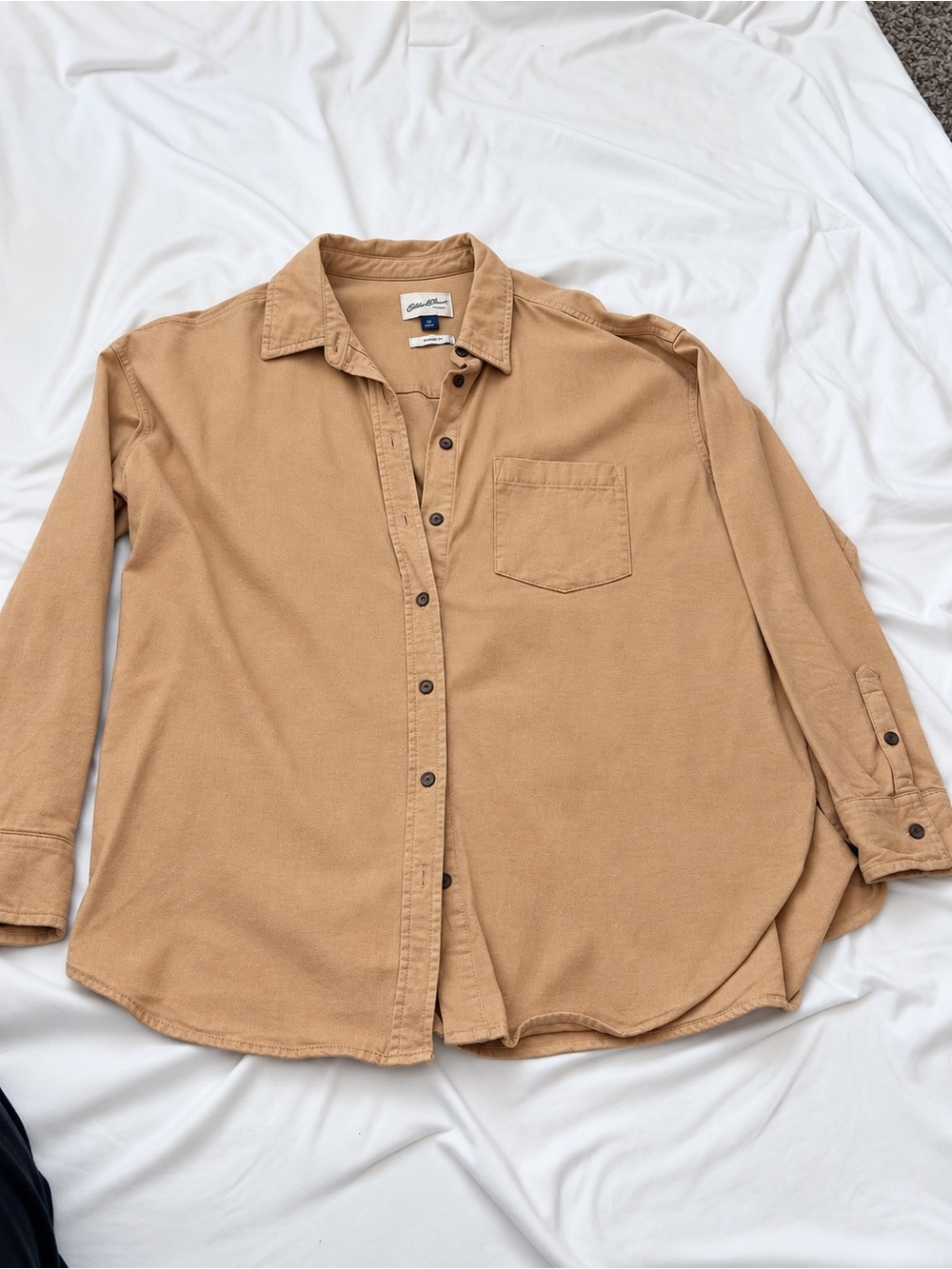 Universal Thread Women's Camel Button-Down Shirt